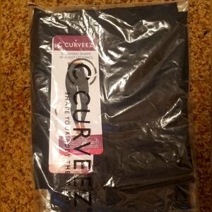 NWT CurvEEZ Black High-Waist Leggings Size Large